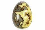 Calcite Crystal Filled Septarian Geode Egg - Utah #288950-1